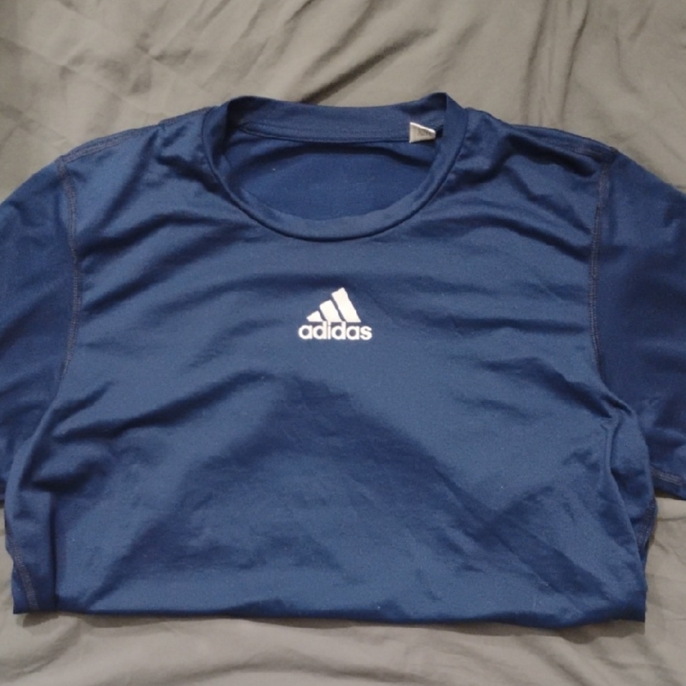 adidas Blue Short Sleeve Tee